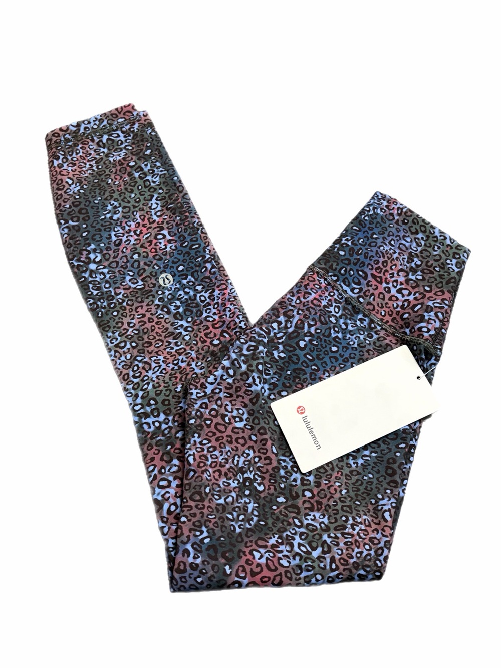 NWT Lululemon Wunder Train High-Rise Tight 25โ (Cosmic Leopard Multi) Size 2